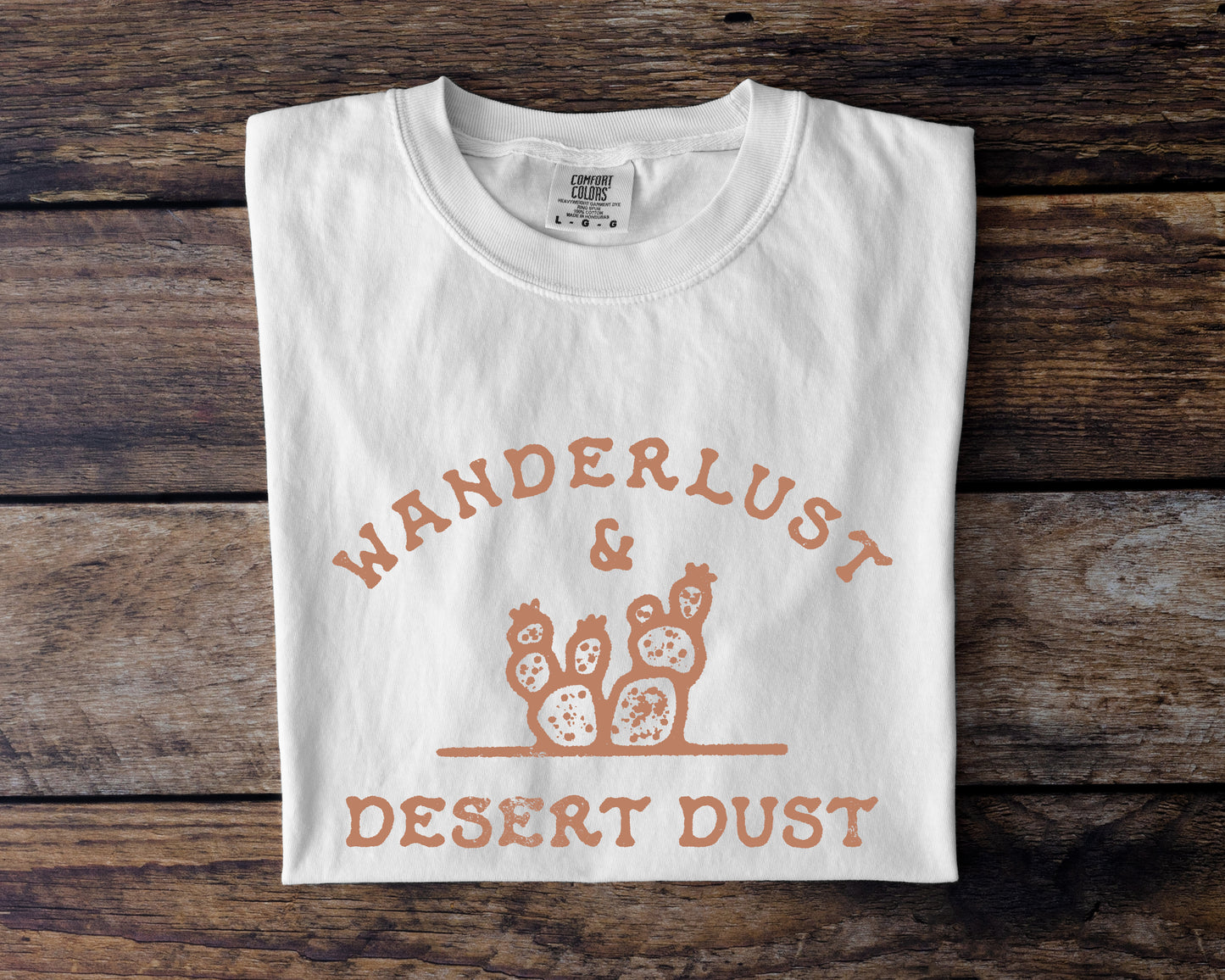 Wander Lust Desert Dust Cactus Unisex Short Sleeve T-Shirt