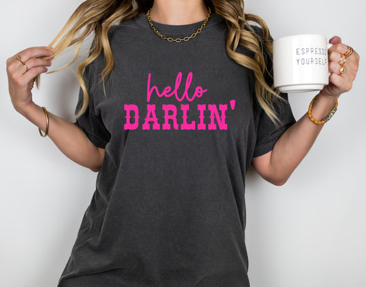 Hello Darlin' Unisex Short Sleeve T-Shirt