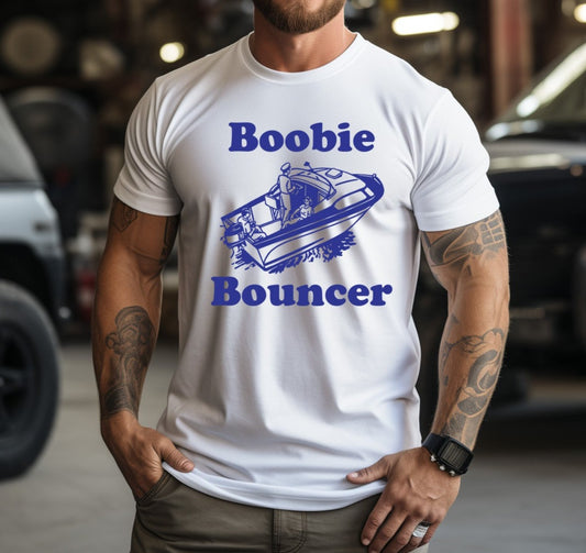 Boobie Bouncer Boat Men's Short Sleeve T-Shirt