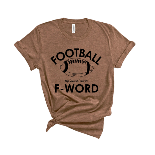 Football is My Favorite F Word Unisex Short Sleeve T-Shirt